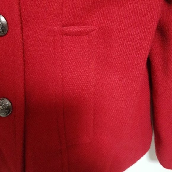 NEW Black Label Red Peacoat | Size M - Picture 6 of 13